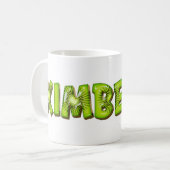 Kimberly Name Kiwi Style Tasse Kaffeetasse (Vorderseite Links)