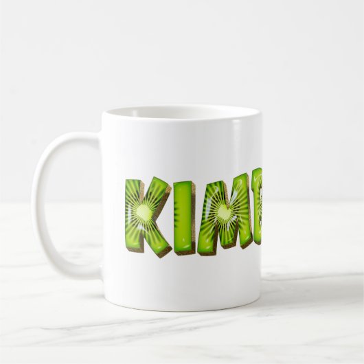 Kimberly Name Kiwi Style Tasse Kaffeetasse (Links)