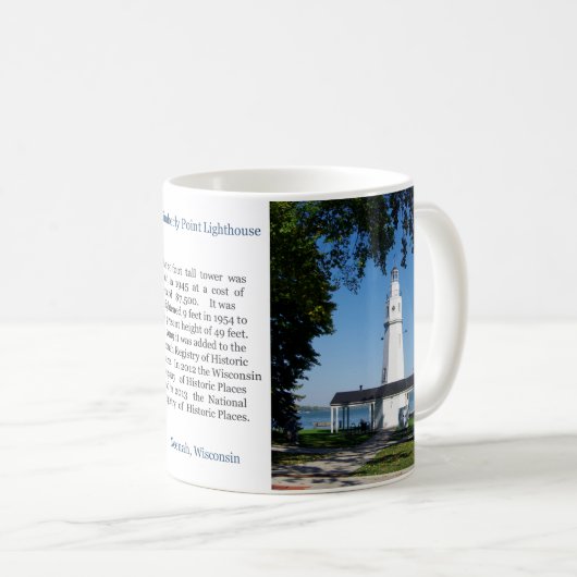 Kimberly Point Lighthouse Mug Kaffeetasse (VorderseiteRechts)