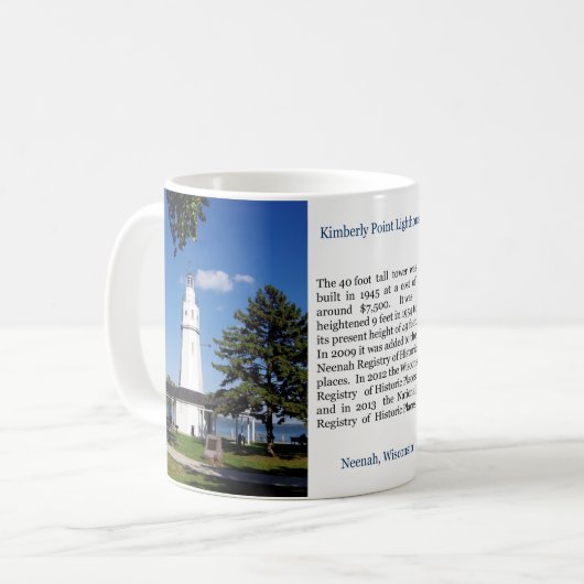 Kimberly Point Lighthouse Mug Kaffeetasse (Vorderseite Links)