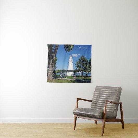 Kimberly Point Lighthouse tapestry Wandteppich (Beispiel (Horizontal))