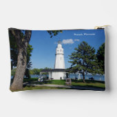 Kimberly Point Lighthouse zipper bag Zubehörtasche (Rückseite)