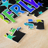 "KIMBERLY" Vorname, Spaß "GLÜCKLICHER GEBURTSTAG" Puzzle (Seite)