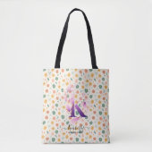 Kimberly's Charming Floral Monogram Design - K Tasche (Vorderseite)