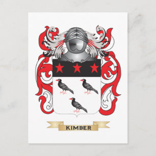Kimbermatte von Waffen (Familienwappen) Postkarte