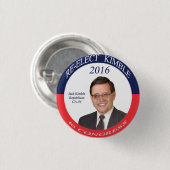 Kimble 2016 Kampagnen-Knopf Button (Vorne & Hinten)