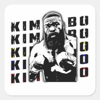 Kimbo Slice Quadratischer Aufkleber
