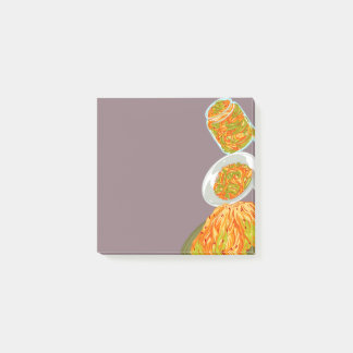 Kimchi 3 Haftnotizen Post-it Klebezettel