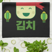 Kimchi Asian Food Geschirrtuch (Gefaltet)