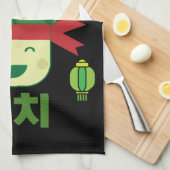 Kimchi Asian Food Geschirrtuch (Viertel Falte)