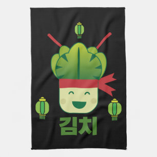 Kimchi Asian Food Geschirrtuch