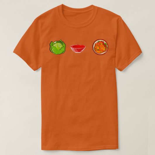 Kimchi Cabbage Red Sauce T-Shirt (Design vorne)