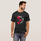 Kimchi Cute Hearts K Pop Style T-Shirt (Vorne ganz)