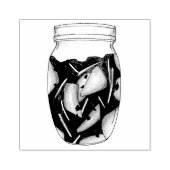 Kimchi Fermented Cabbage Koreanische Küche Gummistempel (Prägung)