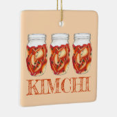 Kimchi Fermented Cabbage Koreanische Küche Keramikornament (Rechts)