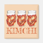 Kimchi Fermented Cabbage Koreanische Küche Magnet (Vorne)