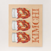 Kimchi Fermented Cabbage Koreanische Küche Puzzle (Vertikal)