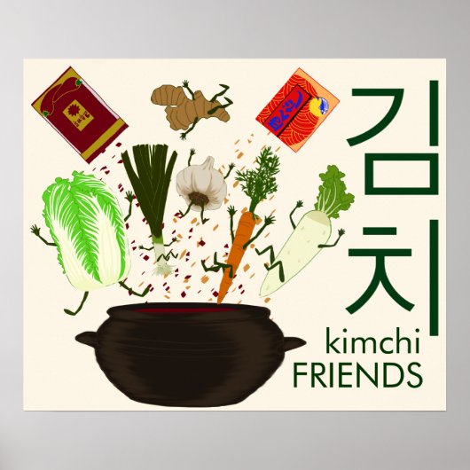 Kimchi Friends Poster (Vorne)