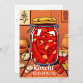 Kimchi - Geschmack von Korea Einladung (Vorne/Hinten)