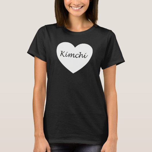 Kimchi Heart Apparel Unique Kimchi Design T-Shirt (Vorderseite)