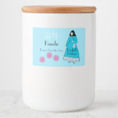 Kimchi Jar Lebensmitteletikett (Vorderseite)