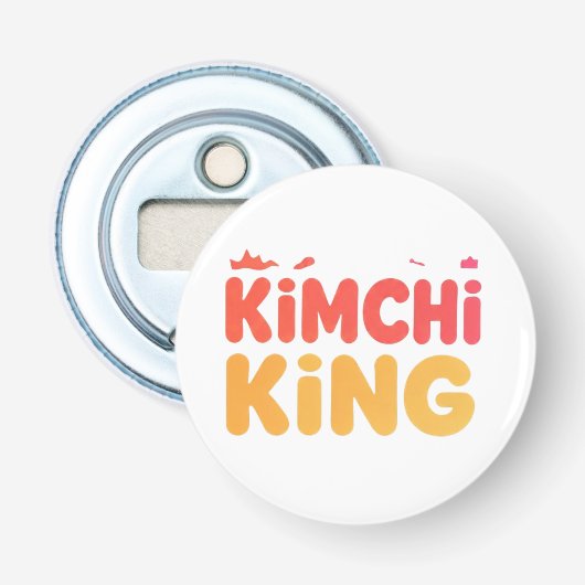 Kimchi King Flaschenöffner (Vorderseite)