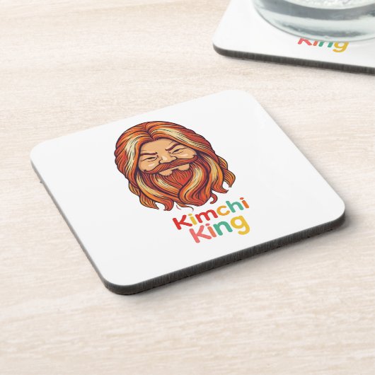 Kimchi King Getränkeuntersetzer (Linke Seite)