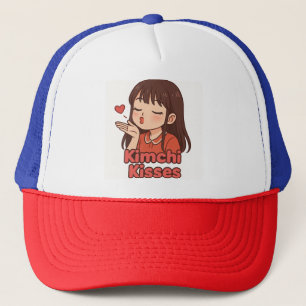 Kimchi Kisses - Niedlicher Kawaii T - Shirt für Le Truckerkappe