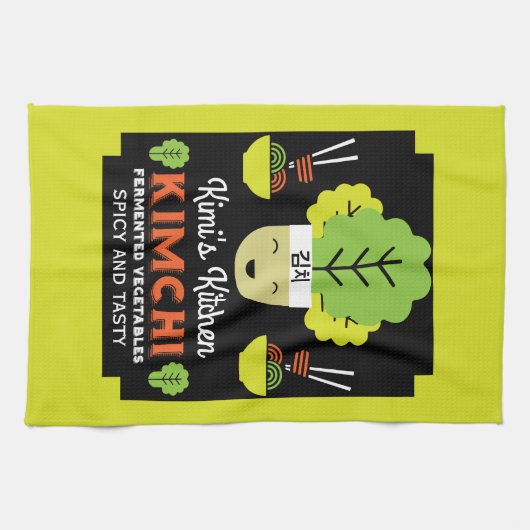 Kimchi Kitchen Zuhause Made Food Geschirrtuch (Horizontal)