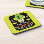 Kimchi Kitchen Zuhause Made Food Getränkeuntersetzer (Linke Seite)