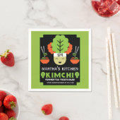 Kimchi Kitchen Zuhause Made Food Serviette (Beispiel)