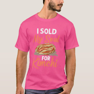 Kimchi Koreanisches Pflanzenfutterrezept T-Shirt