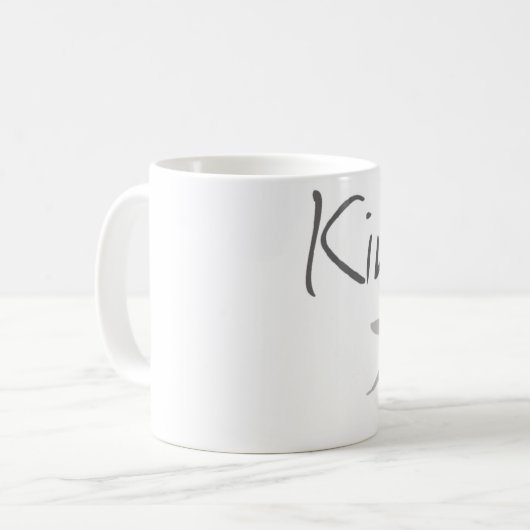 Kimchi Küken-Kaffee-Tasse Kaffeetasse (Vorderseite Links)
