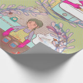 Kimchi Making Pattern – Illustrated Korean Food Wr Geschenkpapier (Ecke)