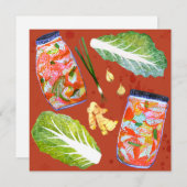 Kimchi Spici Fermentation Kunst, Dichtung und Musi (Vorne/Hinten)