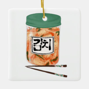 Kimchi-Zierkreis Keramikornament