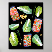Kimchi Zutaten Pinacotecie Poster (Vorne)