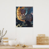 Kimetsu no Yaiba Cool Zenitsu Poster (Küche)