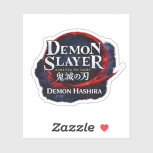 Kimetsu no Yaiba: Dämon Hashira Vinyl Aufkleber