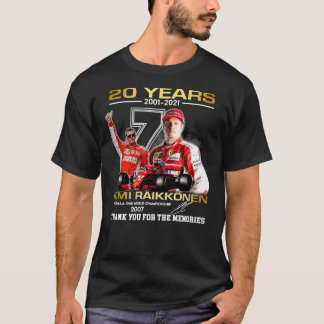 Kimi-Raikkonen 20 Jahre 2001-2021 Klassischer T - T-Shirt
