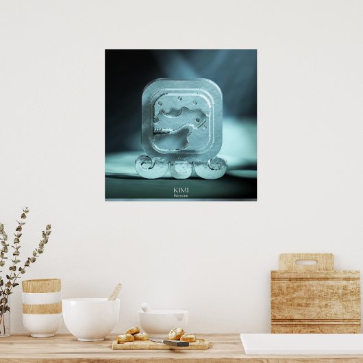 Kimi, Weltsänger. Maya Kin. Tzolkin. Enlazador Poster (Küche)