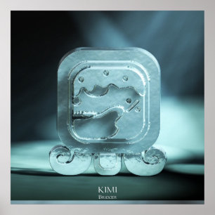 Kimi, Weltsänger. Maya Kin. Tzolkin. Enlazador Poster