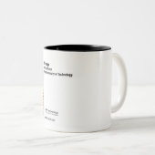 Kimmo Lahtonen - Tampere-technische Hochschule Zweifarbige Tasse (VorderseiteRechts)