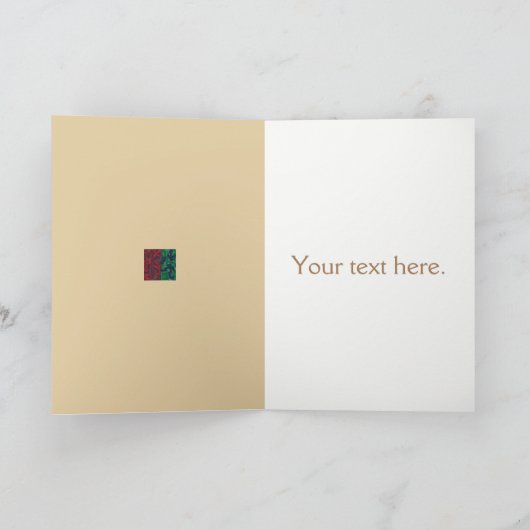 Kimono #1 Grußkarte - Anpassen Karte (Innenseite)