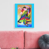 Kimono Art Leinwanddruck (Insitu (Wohnzimmer))