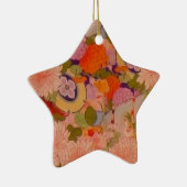 Kimono Blume Rosa Blumenmuster Keramikornament (Rechts)