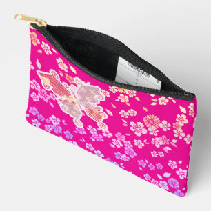 Kimono Butterfly Pattern Zubehörtasche