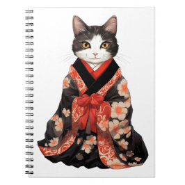 Kimono Cat Notizblock