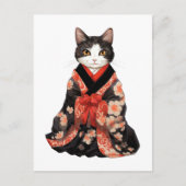 Kimono Cat Postkarte (Vorderseite)