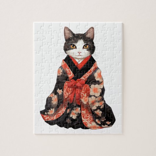 Kimono Cat Puzzle (Vertikal)